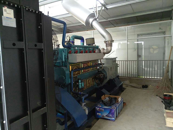 海門生態(tài)園200kw沼氣發(fā)電機(jī)組